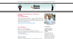 Desktop Screenshot of businessresearchsources.com